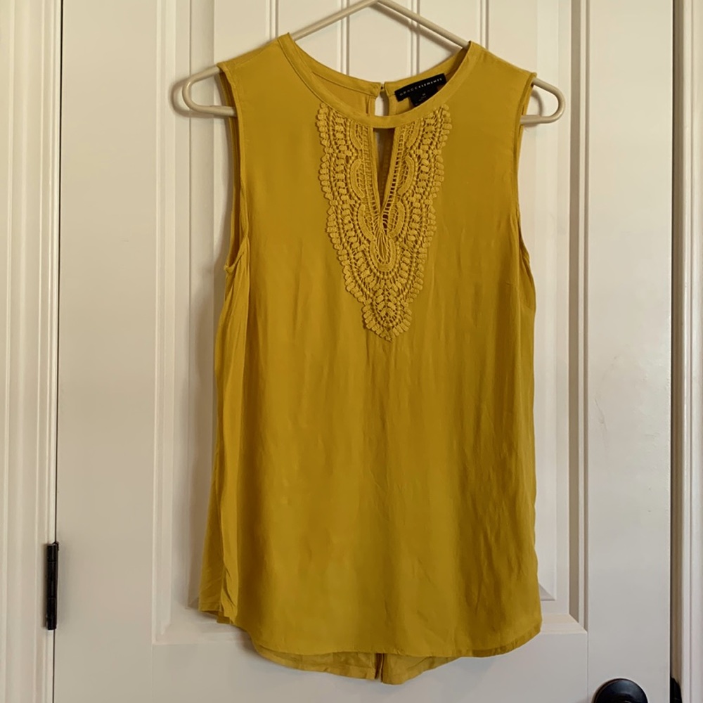 Grace Elements Orange sleeveless Blouse